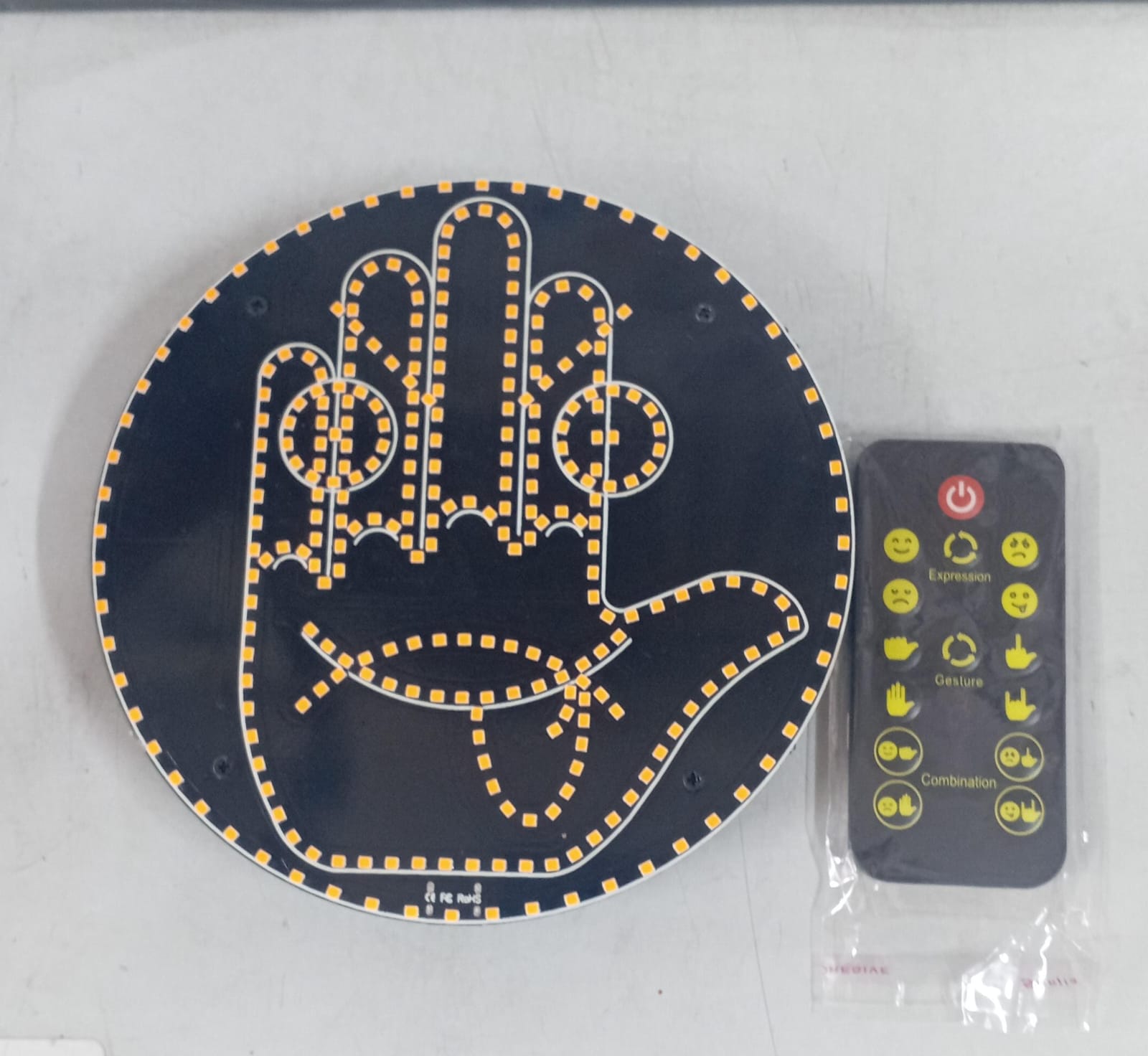 Luz LED señal de mano para auto con control remoto - Imagen 4