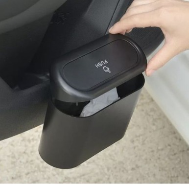 Tacho de basura para vehículo con tapa push - Imagen 2
