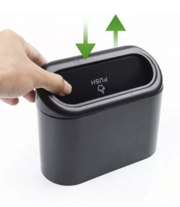 Tacho de basura para vehículo con tapa push - Imagen 3