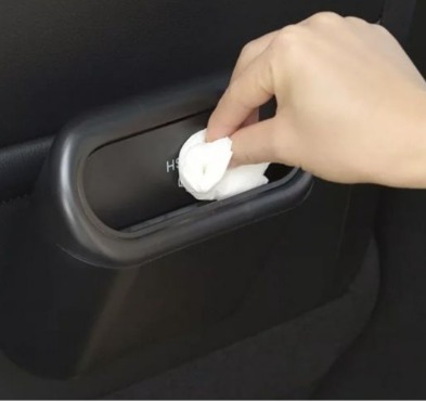 Tacho de basura para vehículo con tapa push - Imagen 4